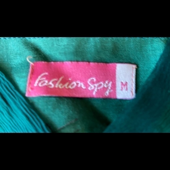 FASHION Spy Woman’s Sleeveless Emerald Dress M - Picture 4 of 4